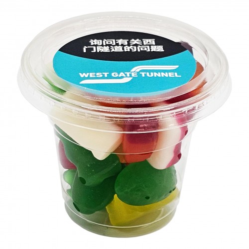 Tub filled with Mixed Lollies